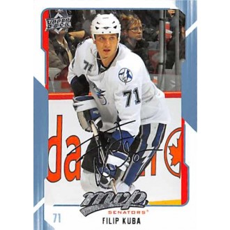 Řadové karty - Kuba Filip - 2008-09 MVP No.207