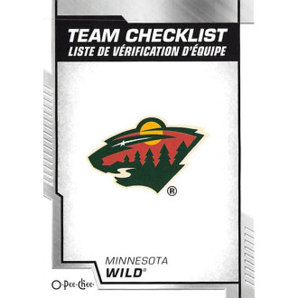 Řadové karty - Minnesota Wild Team Checklist - 2020-21 O-Pee-Chee No.565