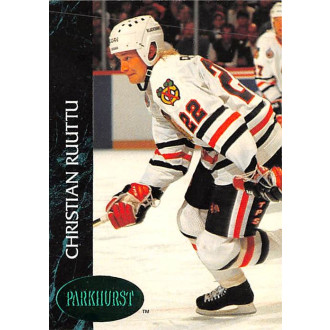 Paralelní karty - Ruuttu Christian - 1992-93 Parkhurst Emerald Ice No.34