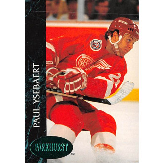 Paralelní karty - Ysebaert Paul - 1992-93 Parkhurst Emerald Ice No.43
