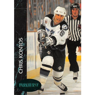 Paralelní karty - Kontos Chris - 1992-93 Parkhurst Emerald Ice No.176