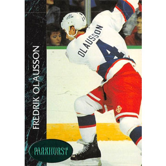 Paralelní karty - Olausson Fredrik - 1992-93 Parkhurst Emerald Ice No.212