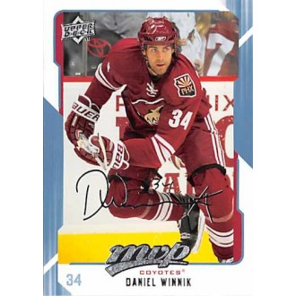 Řadové karty - Winnik Daniel - 2008-09 MVP No.226