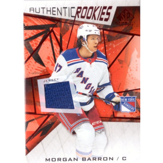 Jersey karty - Barron Morgan - 2021-22 SP Game Used Red Jerseys blue No.152