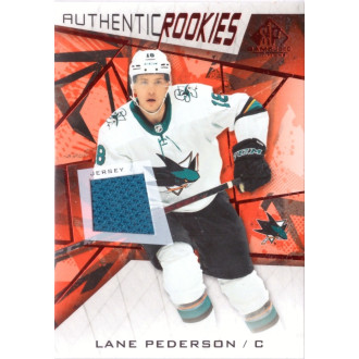Jersey karty - Pederson Lane - 2021-22 SP Game Used Red Jerseys No.192