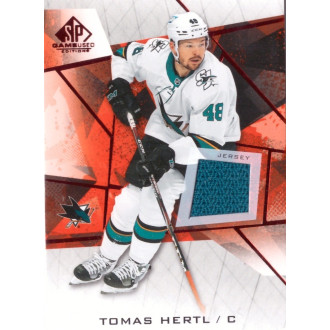 Jersey karty - Hertl Tomáš - 2021-22 SP Game Used Red Jerseys green No.67