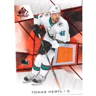 Jersey karty - Hertl Tomáš - 2021-22 SP Game Used Red Jerseys orange No.67
