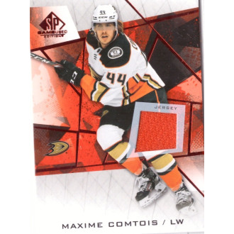 Jersey karty - Comtois Maxime - 2021-22 SP Game Used Red Jerseys orange No.32