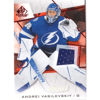 Jersey karty - Vasilevskiy Andrei - 2021-22 SP Game Used Red Jerseys blue No.26
