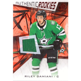 Jersey karty - Damiani Riley - 2021-22 SP Game Used Red Jerseys green No.157