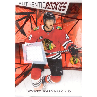 Jersey karty - Kalynuk Wyatt - 2021-22 SP Game Used Red Jerseys white No.162