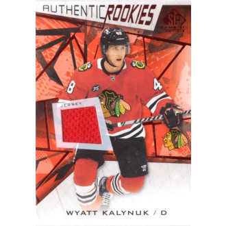 Jersey karty - Kalynuk Wyatt - 2021-22 SP Game Used Red Jerseys red No.162