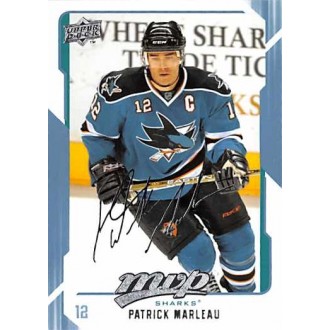 Řadové karty - Marleau Patrick - 2008-09 MVP No.243