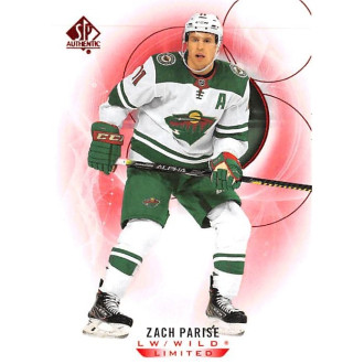 Paralelní karty - Parise Zach - 2020-21 SP Authentic Limited Red No.95