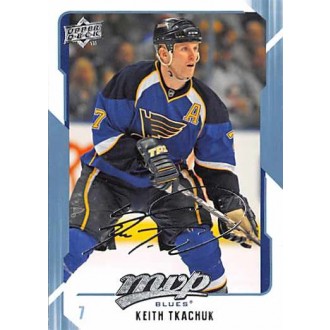 Řadové karty - Tkachuk Keith - 2008-09 MVP No.257
