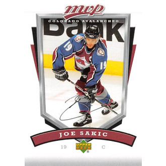 Řadové karty - Sakic Joe - 2006-07 MVP No.70