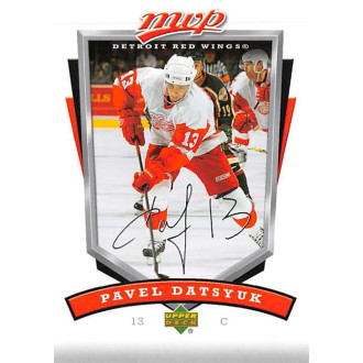 Řadové karty - Datsyuk Pavel - 2006-07 MVP No.101