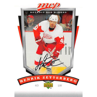 Řadové karty - Zetterberg Henrik - 2006-07 MVP No.106