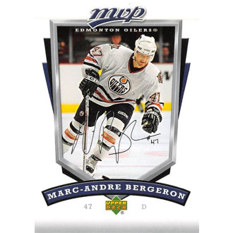 Řadové karty - Bergeron Marc-Andre - 2006-07 MVP No.122
