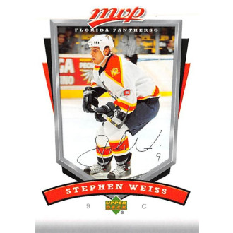 Řadové karty - Weiss Stephen - 2006-07 MVP No.124