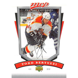Řadové karty - Bertuzzi Todd - 2006-07 MVP No.127