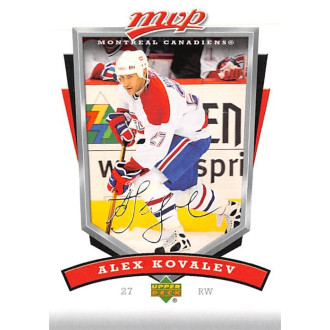 Řadové karty - Kovalev Alex - 2006-07 MVP No.157