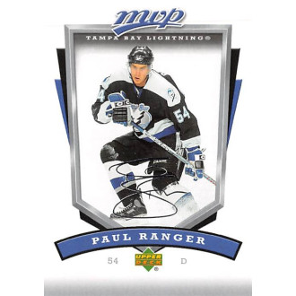 Řadové karty - Ranger Paul - 2006-07 MVP No.262