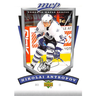Řadové karty - Antropov Nikolai - 2006-07 MVP No.274