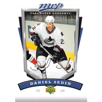 Řadové karty - Sedin Daniel - 2006-07 MVP No.284
