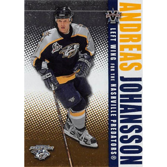 Řadové karty - Johansson Andreas - 2002-03 Vanguard No.58