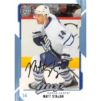 Řadové karty - Stajan Matt - 2008-09 MVP No.278