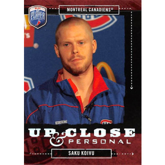 Insertní karty - Koivu Saku - 2006-07 Be A Player Up Close and Personal No.UC51