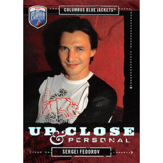 Insertní karty - Fedorov Sergei - 2006-07 Be A Player Up Close and Personal No.UC53