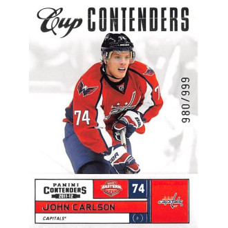 Řadové karty - Carlson John - 2011-12 Contenders No.149