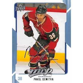 Řadové karty - Demitra Pavol - 2008-09 MVP No.280