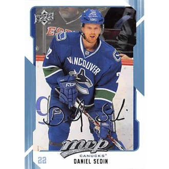 Řadové karty - Sedin Daniel - 2008-09 MVP No.281
