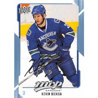 Řadové karty - Bieksa Kevin - 2008-09 MVP No.285