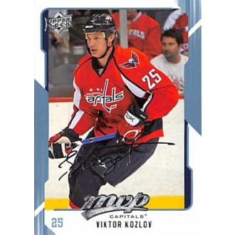 Řadové karty - Kozlov Viktor - 2008-09 MVP No.294