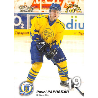 Extraliga OFS - Paprskář Pavel - 2007-08 OFS 40th Anniversary No.315