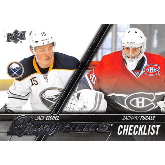 Řadové karty - Eichel Jack, Fucale Zachary - 2015-16 Upper Deck Young Guns No.500