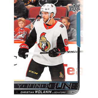 Řadové karty - Wolanin Christian - 2018-19 Upper Deck Young Guns No.460