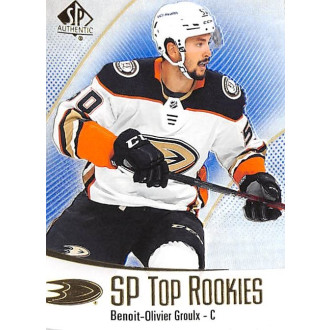 Insertní karty - Groulx Benoit-Olivier - 2021-22 SP Authentic Top Rookies Blue No.TR5