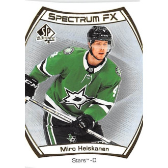 Insertní karty - Heiskanen Miro - 2021-22 SP Authentic Spectrum FX No.S37