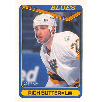 Řadové karty - Sutter Rich - 1990-91 O-Pee-Chee No.405