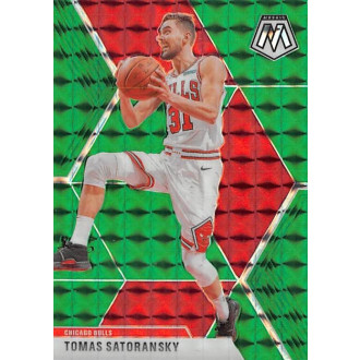 NBA - Satoranský Tomáš - 2019-20 Mosaic Green Prizm No.117