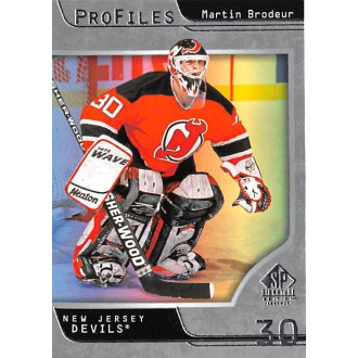 Insertní karty - Brodeur Martin - 2020-21 SP Signature Edition Legends Profiles No.8