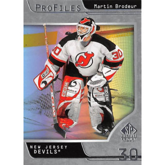 Insertní karty - Brodeur Martin - 2020-21 SP Signature Edition Legends Profiles No.12