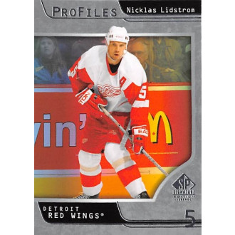 Insertní karty - Lidstrom Nicklas - 2020-21 SP Signature Edition Legends Profiles No.37