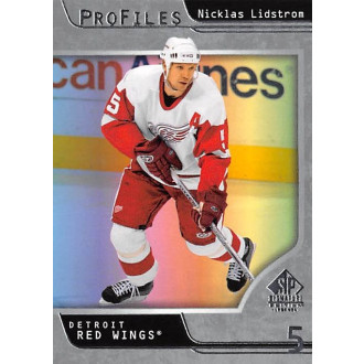 Insertní karty - Lidstrom Nicklas - 2020-21 SP Signature Edition Legends Profiles No.38