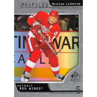 Insertní karty - Lidstrom Nicklas - 2020-21 SP Signature Edition Legends Profiles No.40